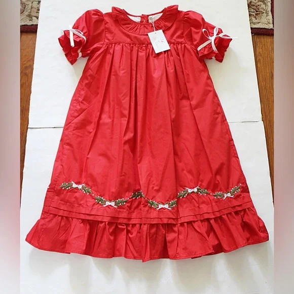 New Boutique Bow Red NightgownSize 9